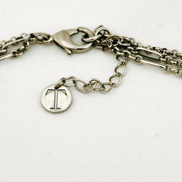 Talbots Multistrand Bead & Chain Statement Necklace - Picture 4 of 5